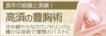 長年の経験と実績!高須の豊胸術